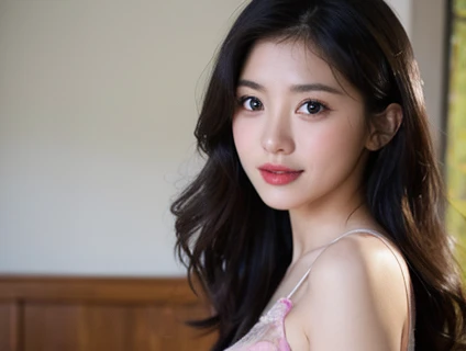 三八妇女节快乐图片与海滩度假屋：女性的美丽与自由